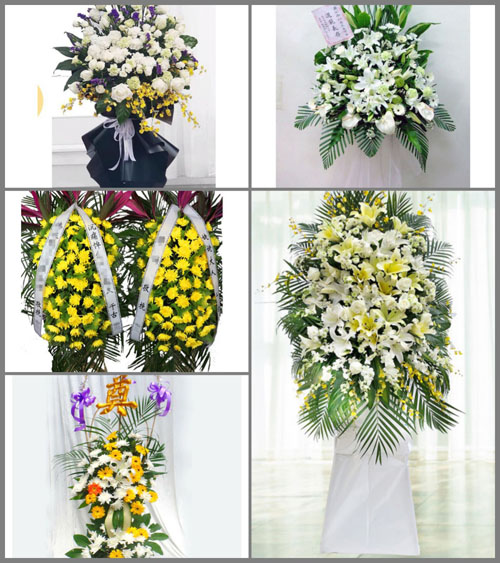 福建三明宁化县河龙乡白事花篮预定